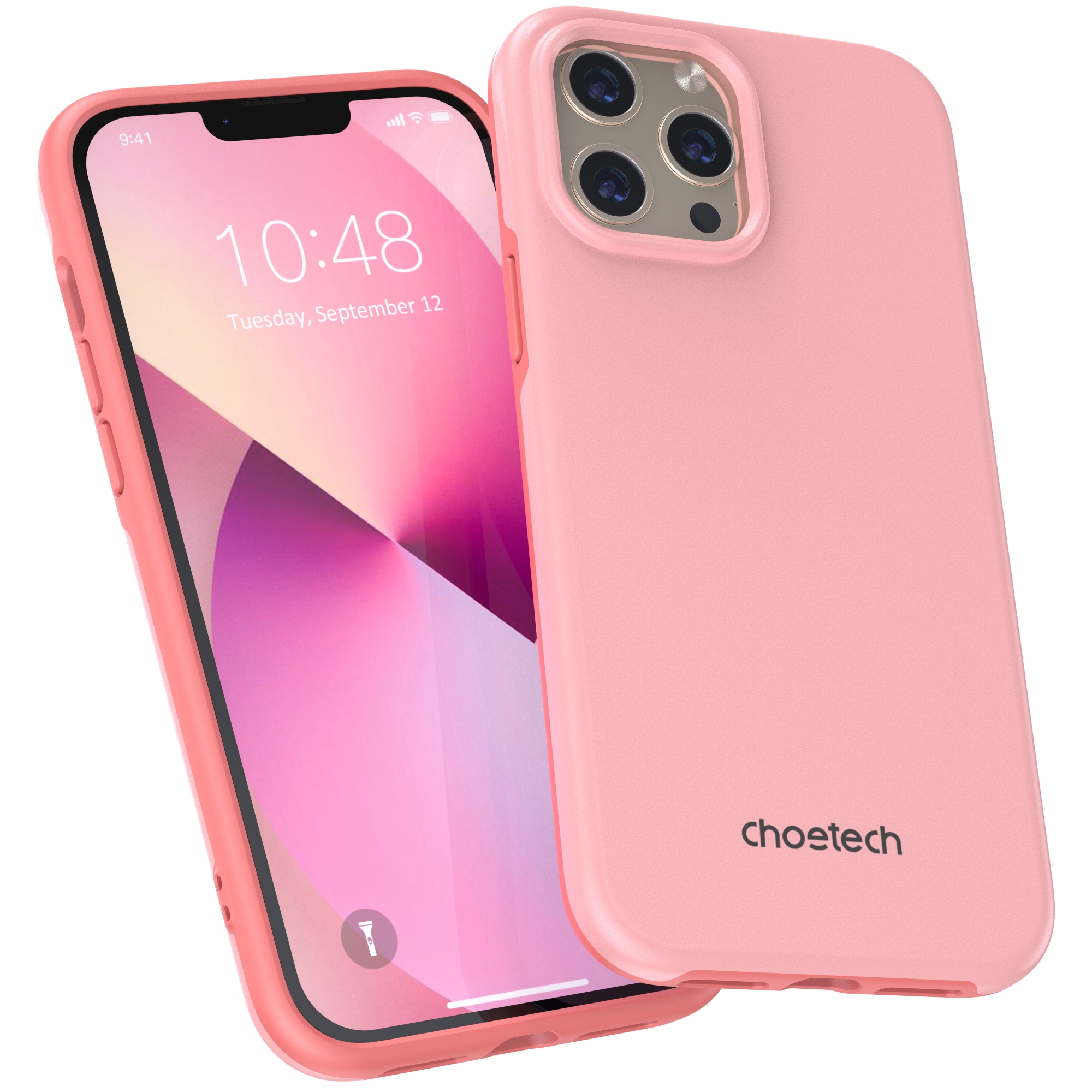 Choetech MFM Anti-drop etui lavet til MagSafe til iPhone 13 Pro Max pink (PC0114-MFM-PK)