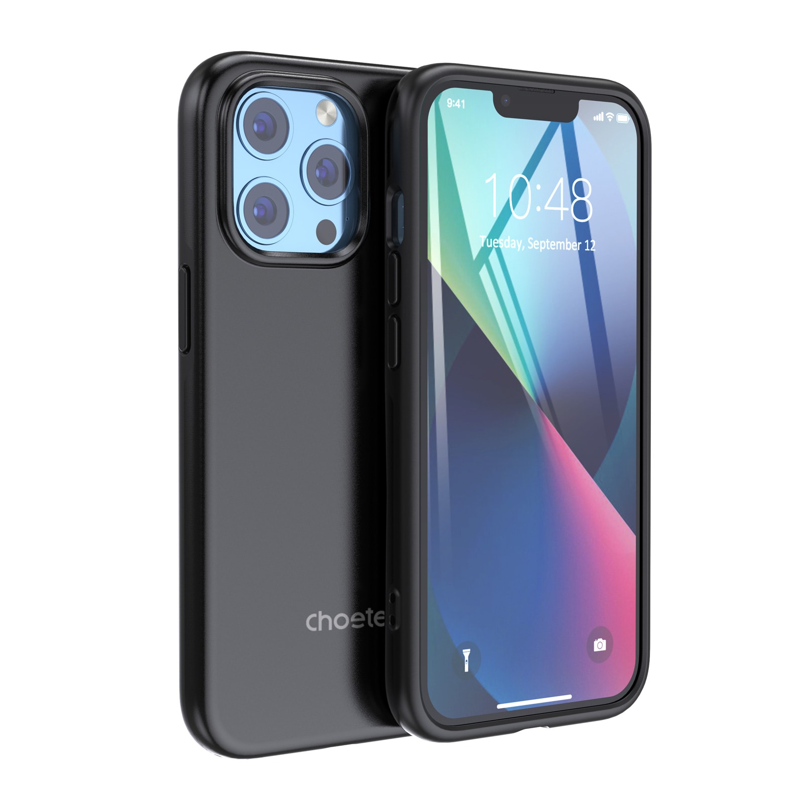 Choetech MFM Anti-drop etui lavet til MagSafe til iPhone 13 Pro sort (PC0113-MFM-BK)