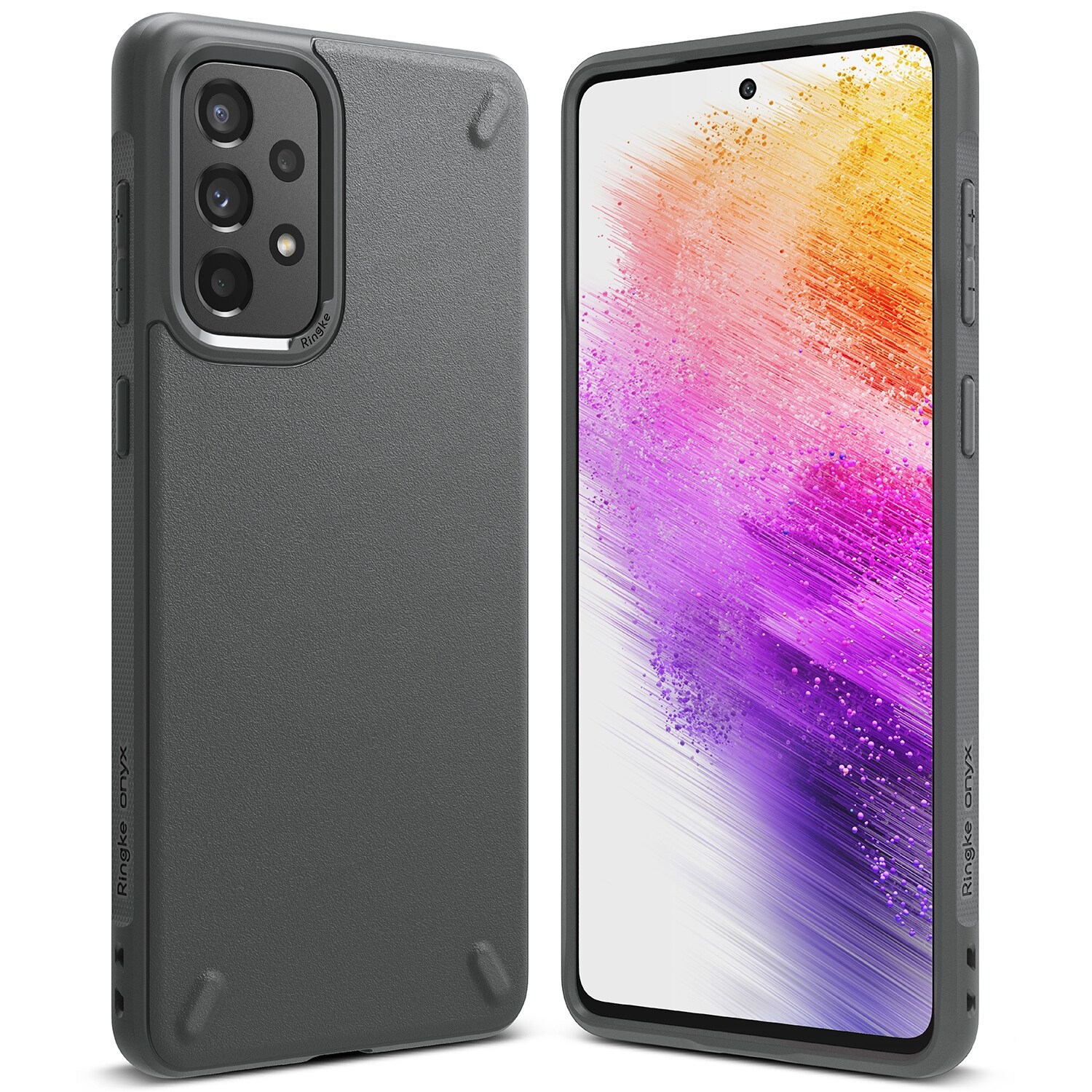 Ringke Onyx holdbart TPU-cover til Samsung Galaxy A73 grå