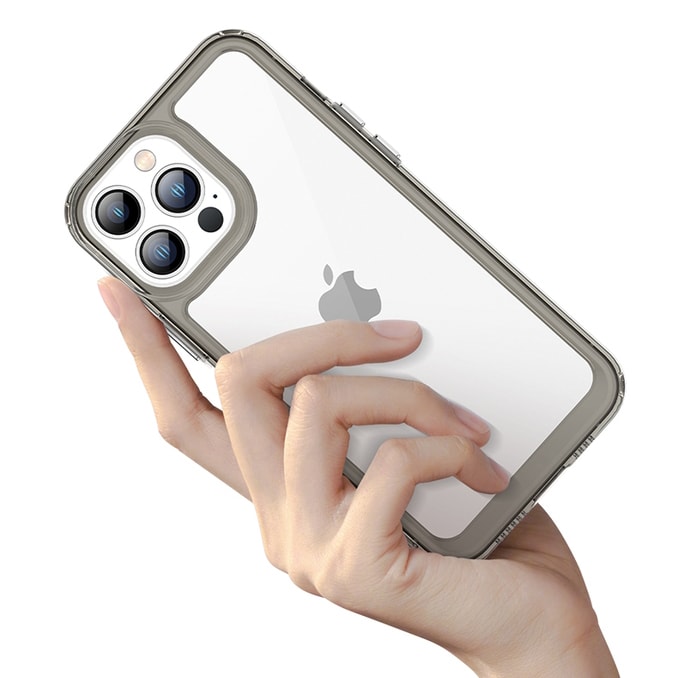 Outer Space Case til iPhone 12 Pro Max hårdt cover med gelramme blå