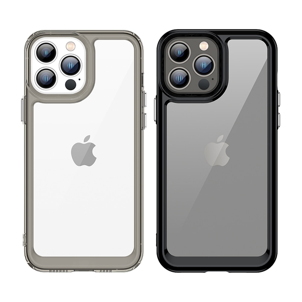 Outer Space Case til iPhone 12 Pro Max hårdt cover med gelramme blå