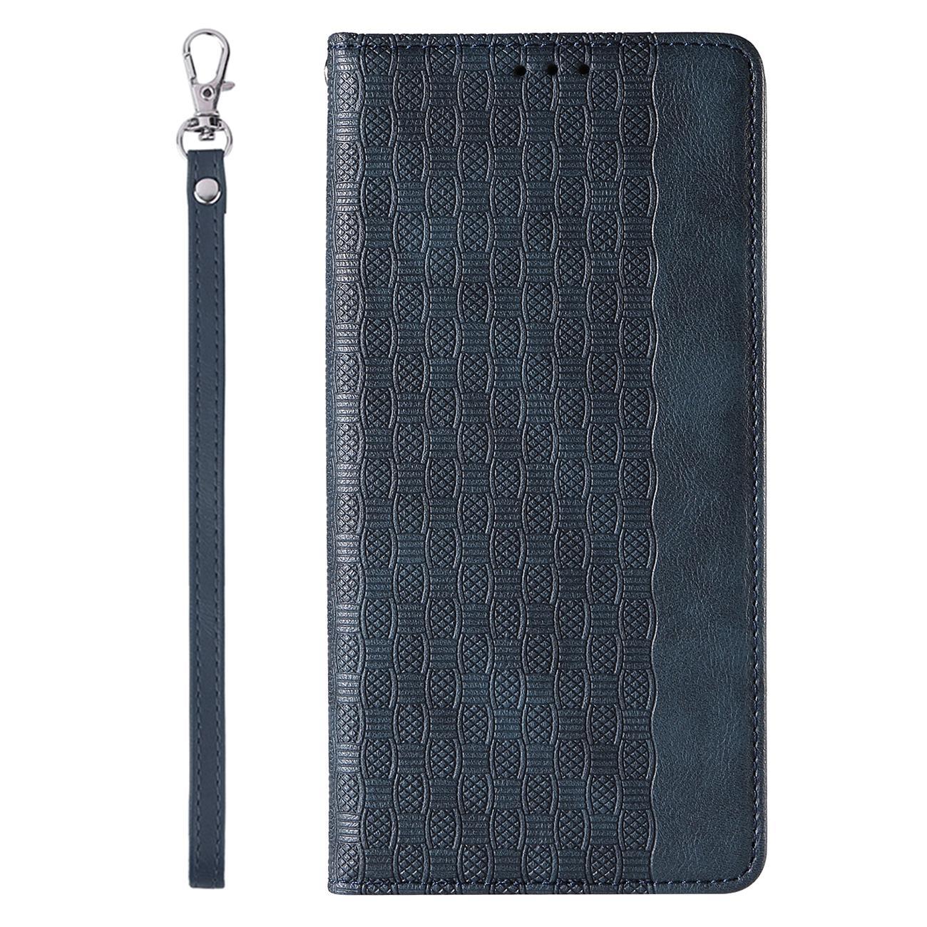Magnet Rem-etui til iPhone 12 Pro Pung Pung + Mini Lanyard Vedhæng Blå