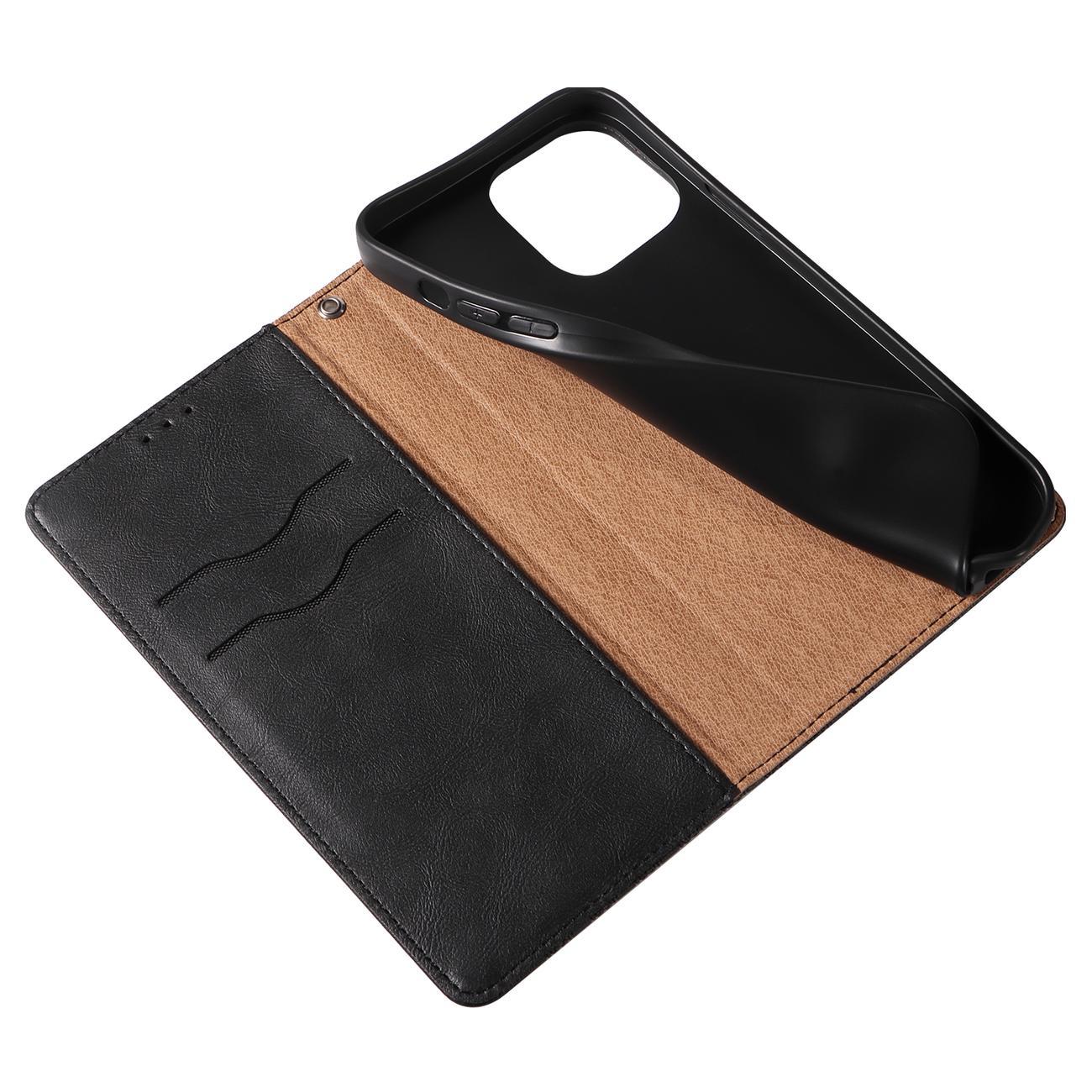 Magnet Rem-etui til iPhone 12 Pro Max Pung Pung + Mini Lanyard Vedhæng Sort