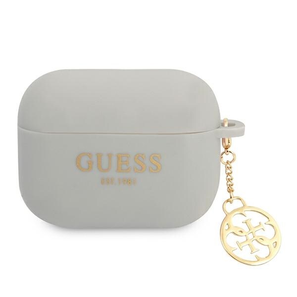 Guess GUAPLSC4EG AirPods Pro-cover grå/grå Silikone Charm 4G Collection