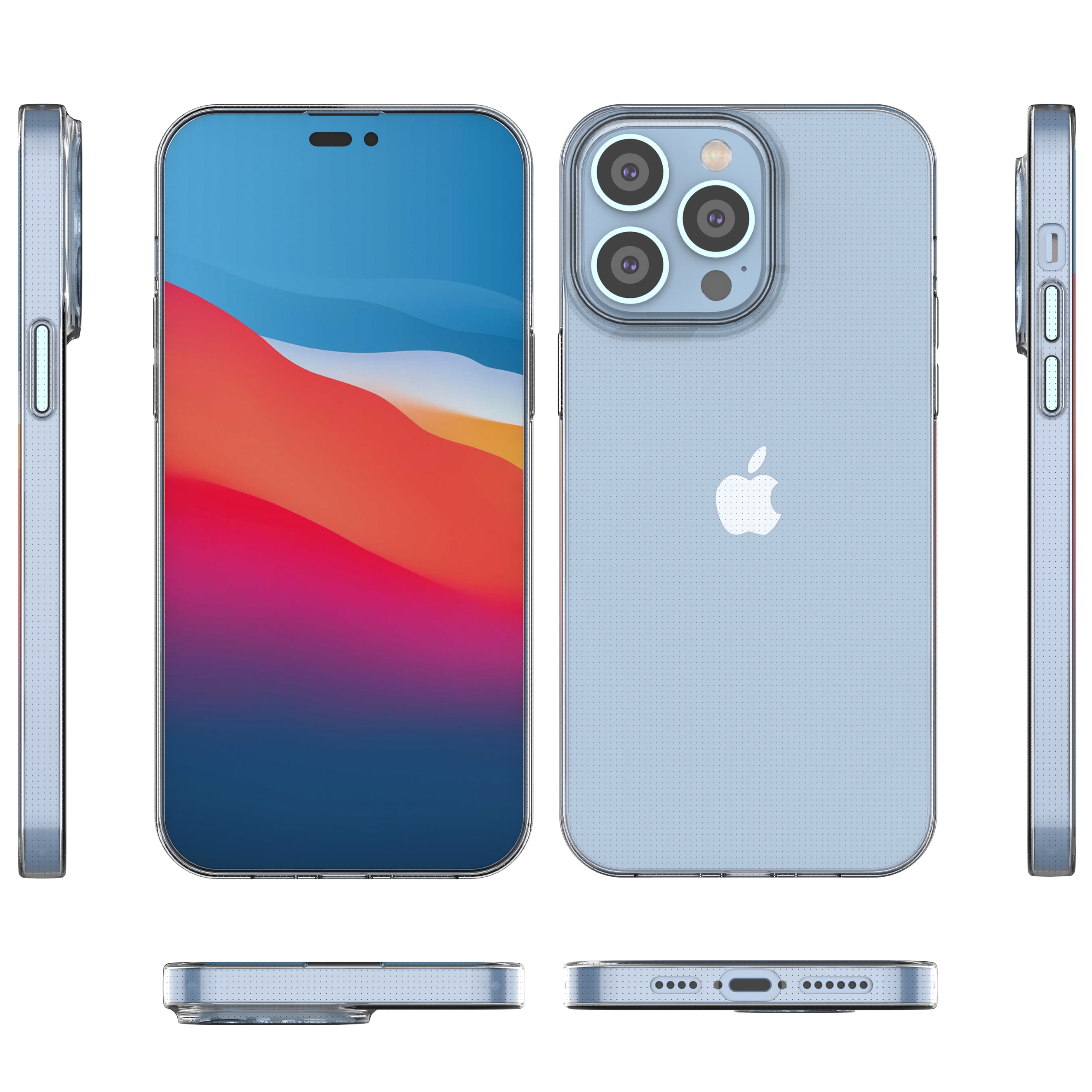 Ultraklar 0,5 mm iPhone 14 Pro Max cover gel transparent