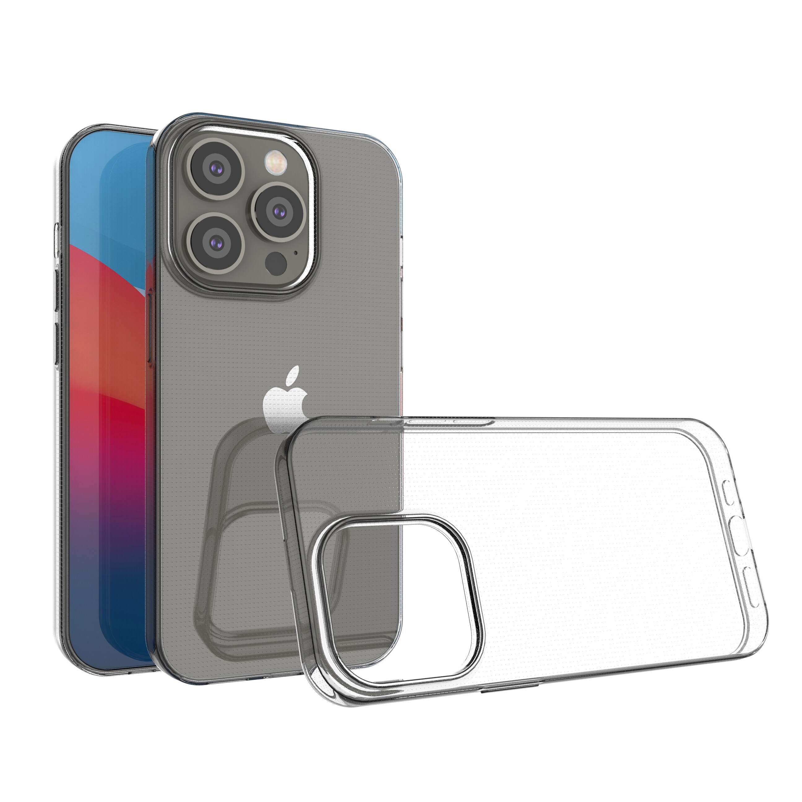 Ultraklar 0,5 mm iPhone 14 Pro cover gel transparent
