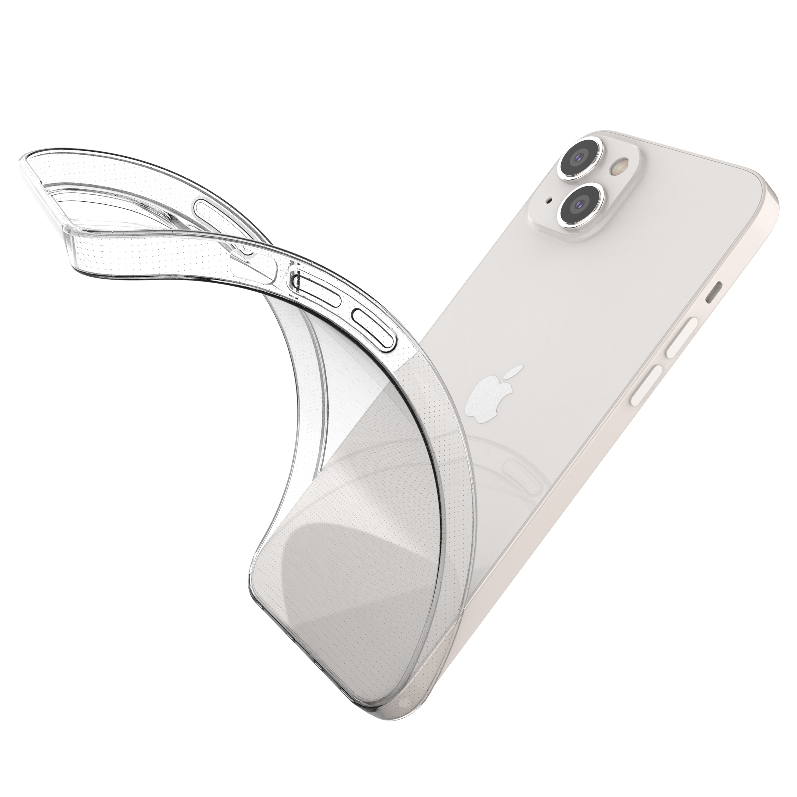 Gelomslag til Ultra Clear 0,5 mm iPhone 14 Max transparent