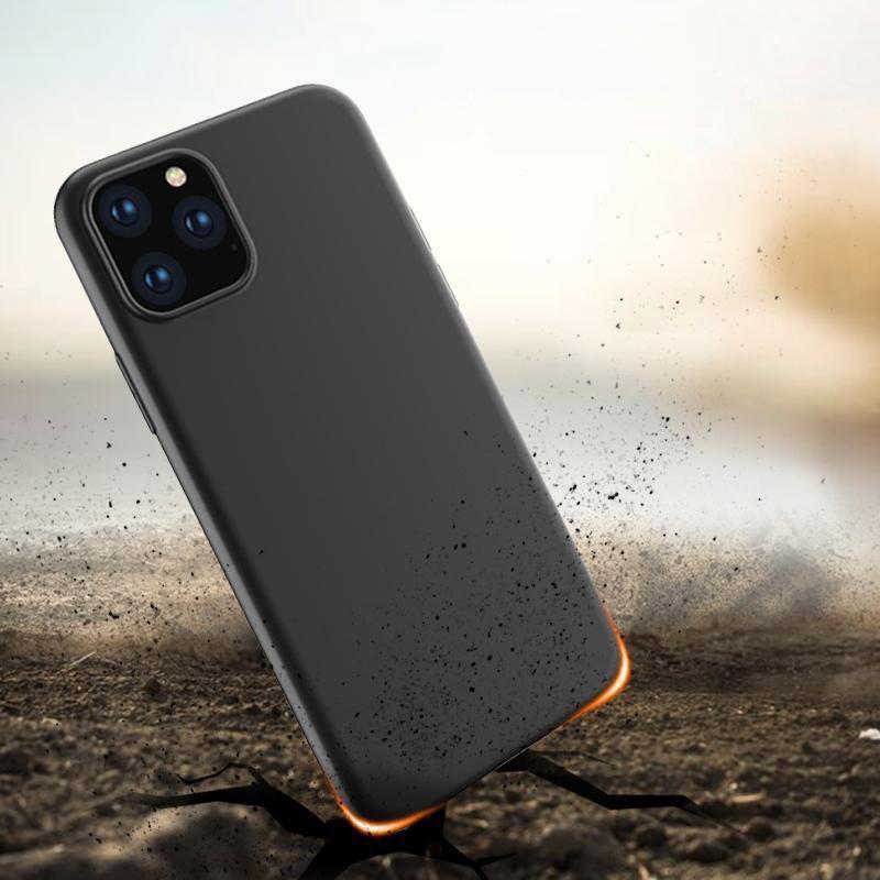 Blødt etui Fleksibelt gel-cover til Realme C35 sort
