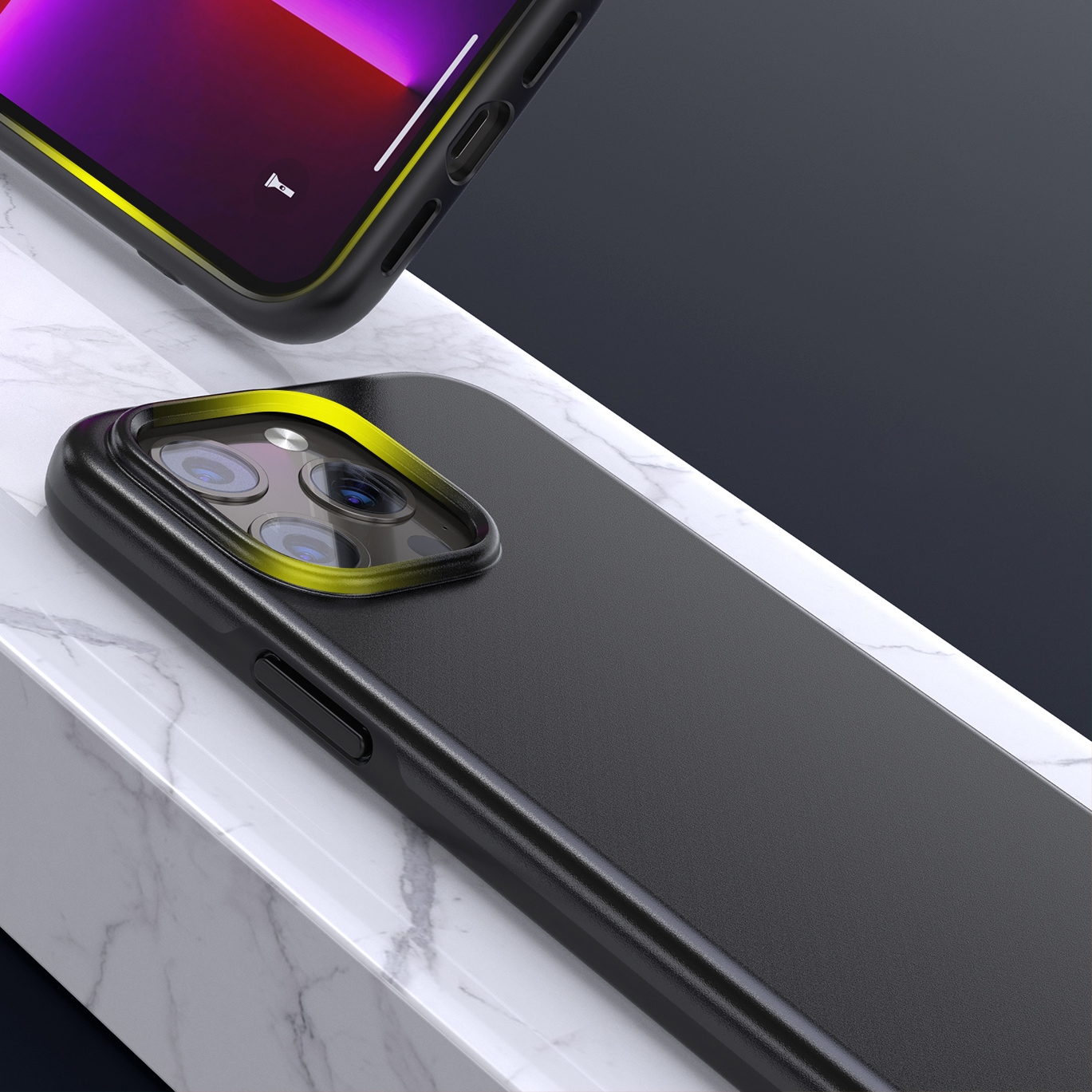 Choetech MFM Anti-drop Case Cover til iPhone 13 Pro Max sort (PC0114-MFM-BK)