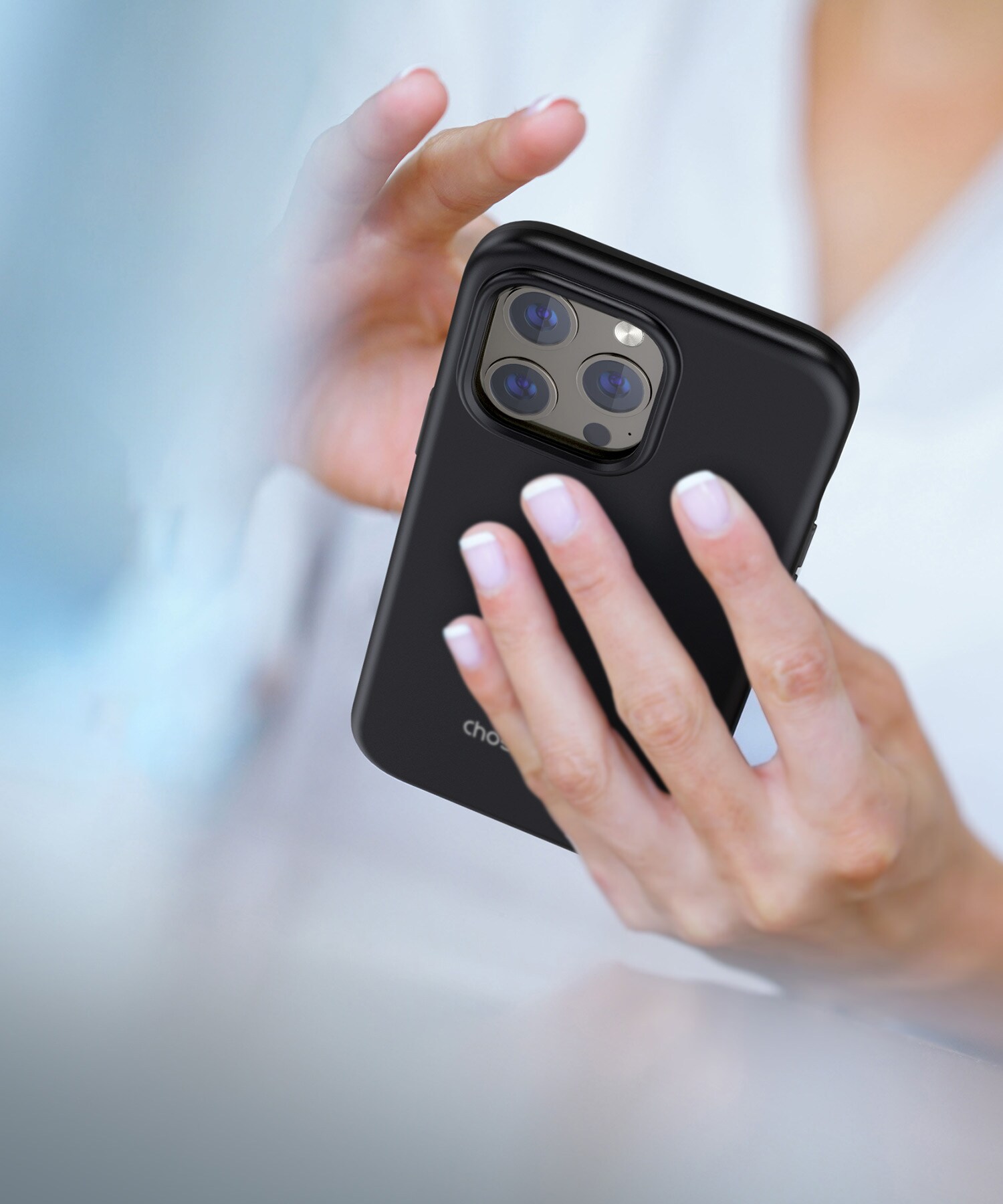 Choetech MFM Anti-drop Case Cover til iPhone 13 Pro Max sort (PC0114-MFM-BK)