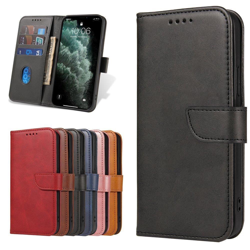 Magnet Etui elegant coveretui med klap og standerfunktion Honor Magic 4 Pro sort