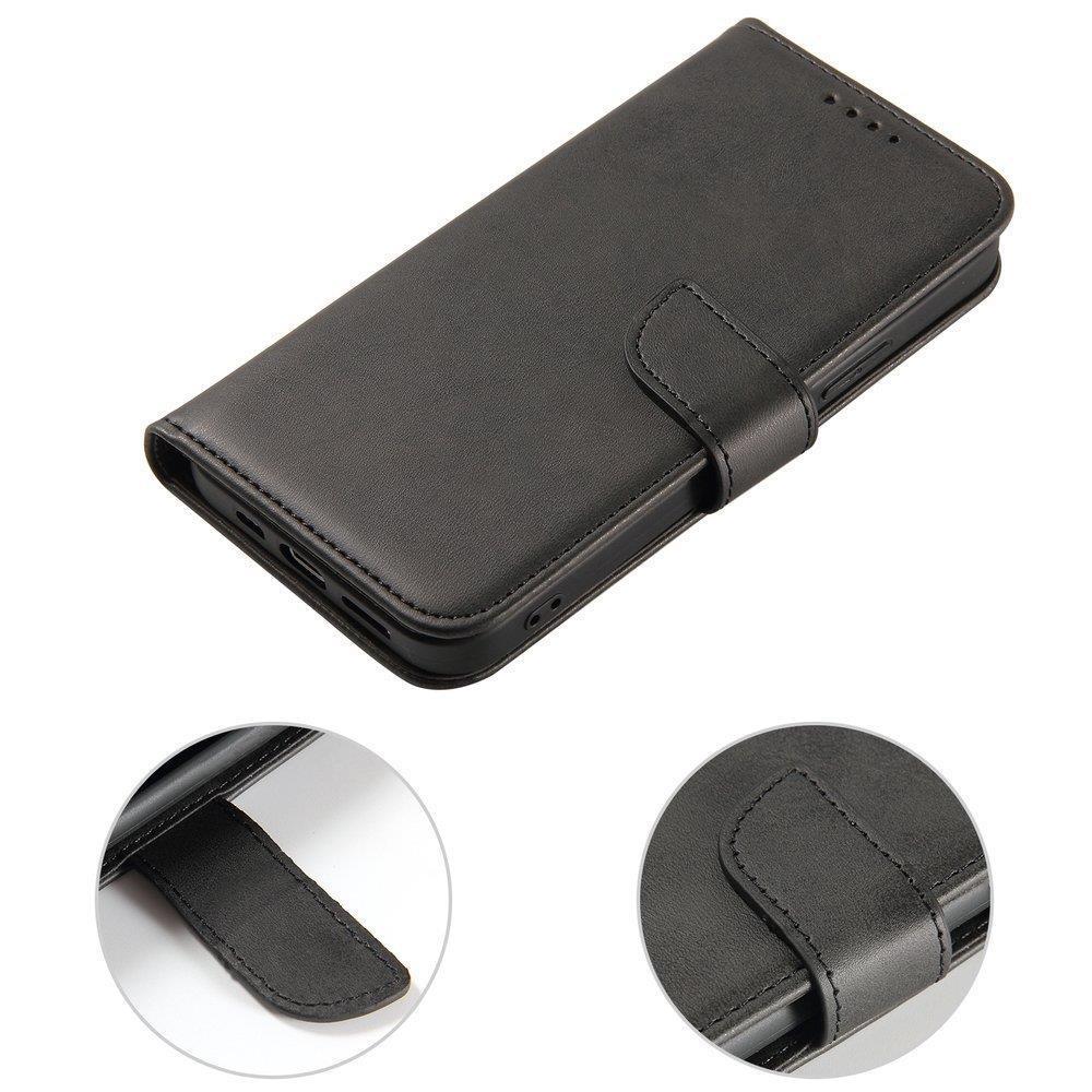 Magnet Etui elegant etui cover med klap og standerfunktion til Motorola Moto G 2022 sort