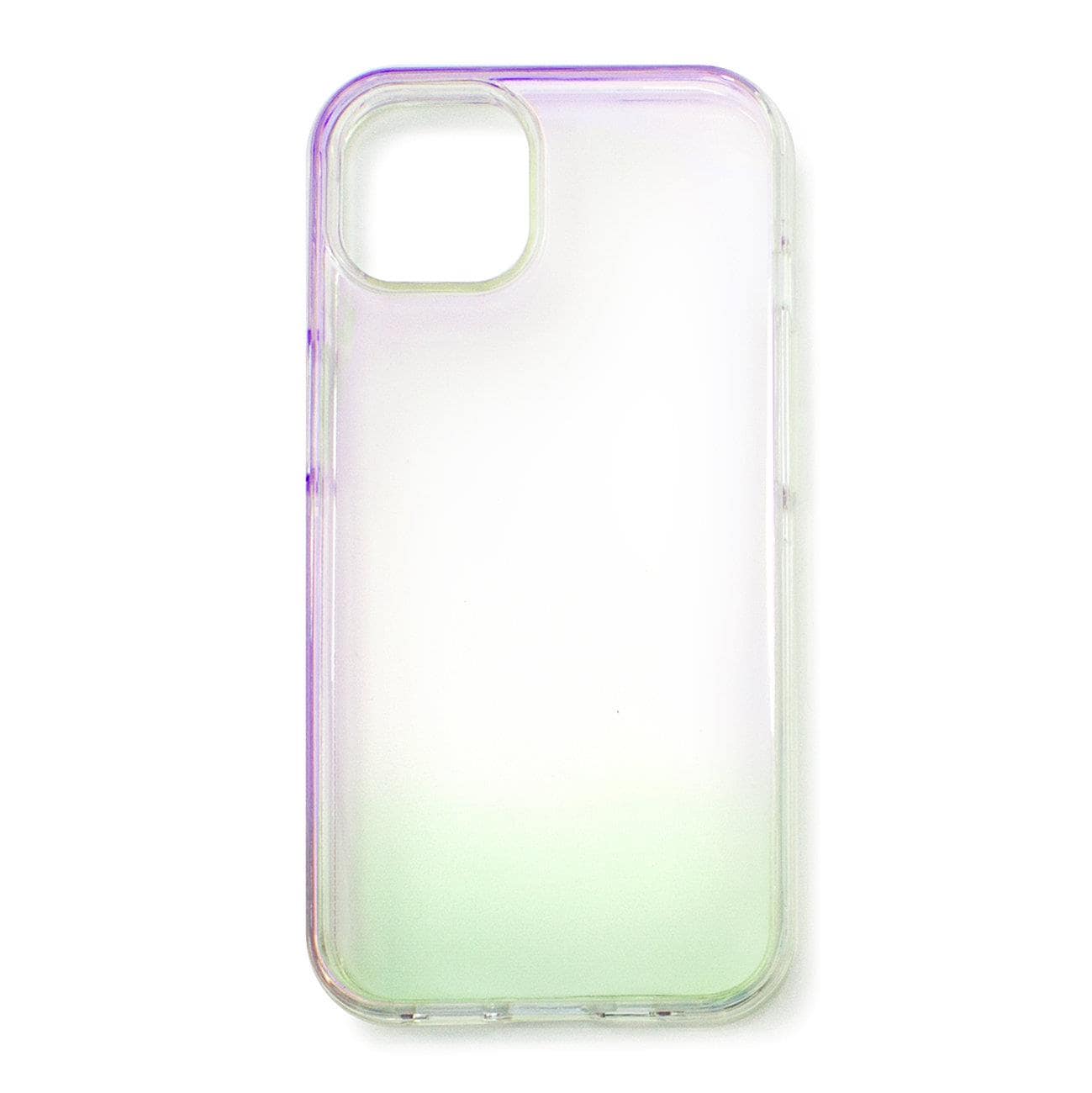 Aurora Case etui til iPhone 12 gel neon cover lilla