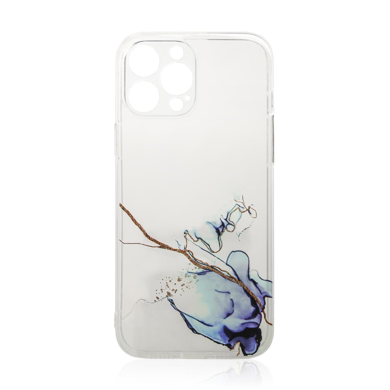 Marmor cover til Samsung Galaxy A12 5G Gel Cover Marble Blue