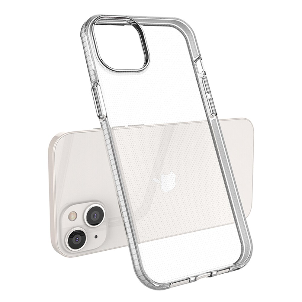 Spring Case-etui til iPhone 14 Plus silikoneetui med ramme sort