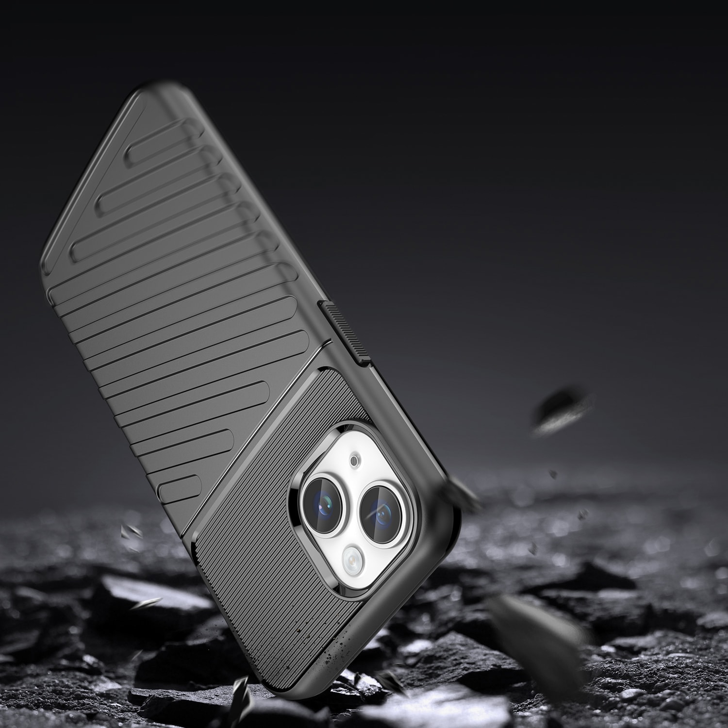 Thunder Case iPhone 14 Plus pansret taske sort