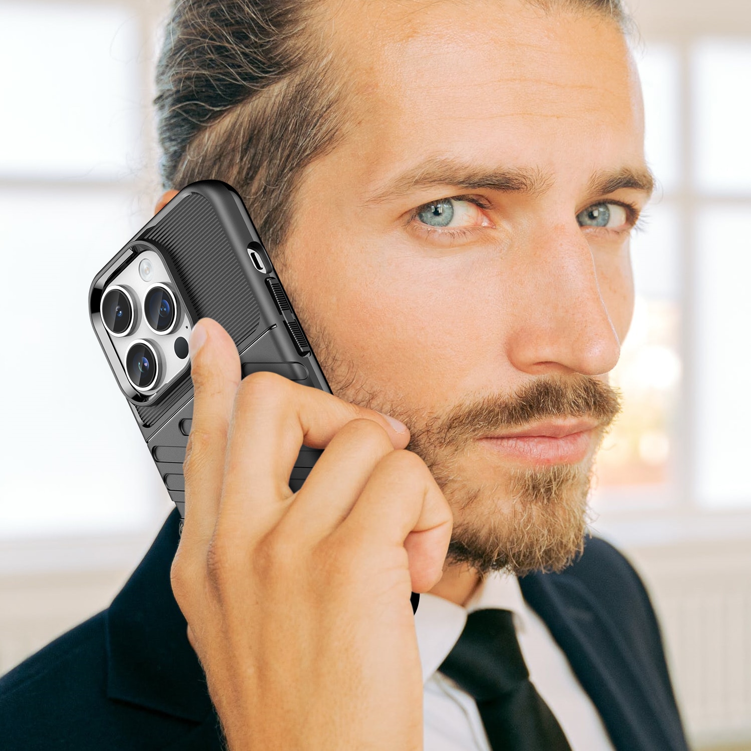 Thunder Case iPhone 14 Pro pansret taske sort
