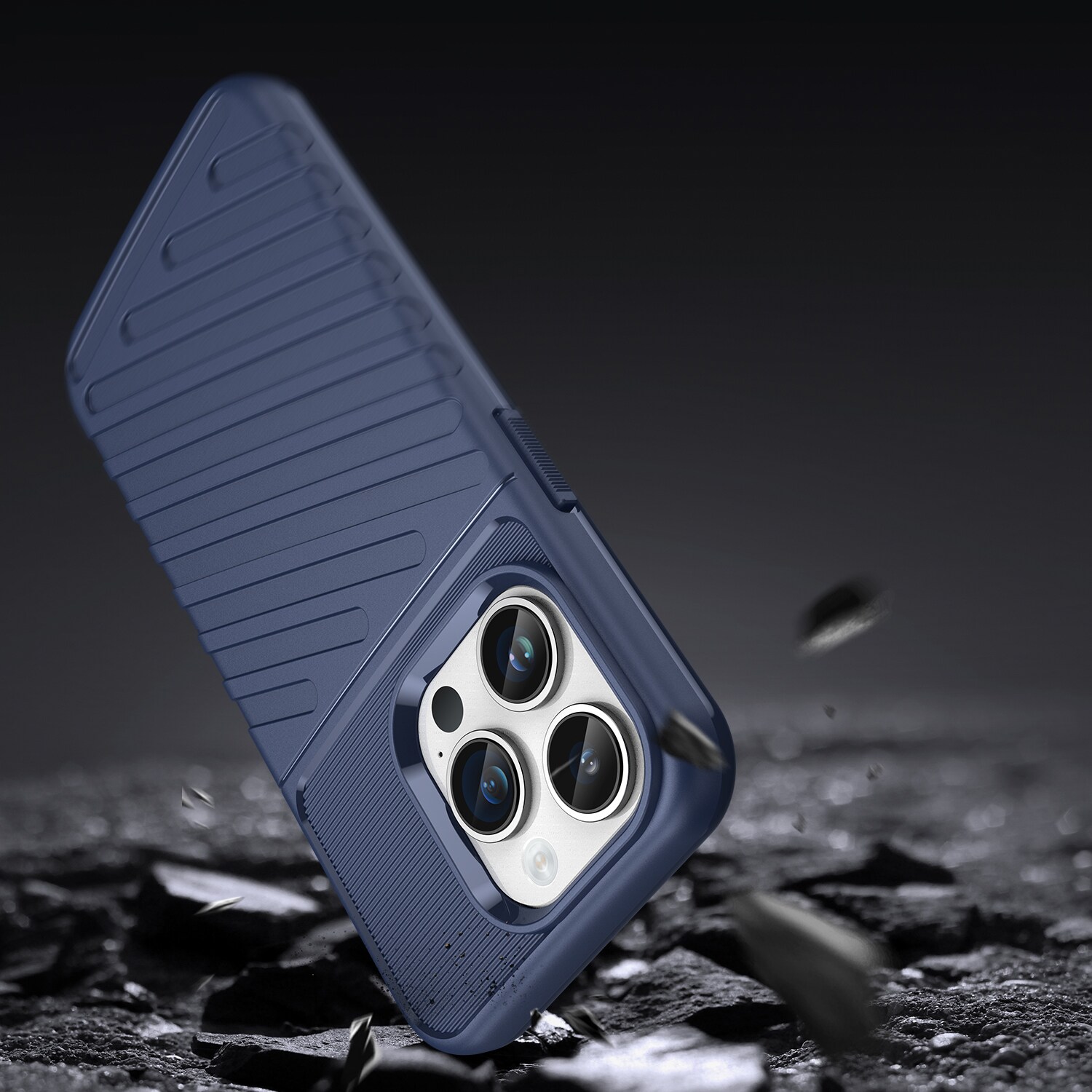 Thunder Case iPhone 14 Pro Max blå pansret taske