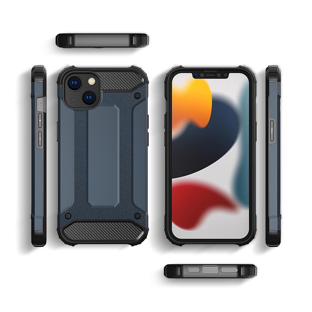 Hybrid Armor-kuffert iPhone 14 Plus pansret hybrid-kuffert sort