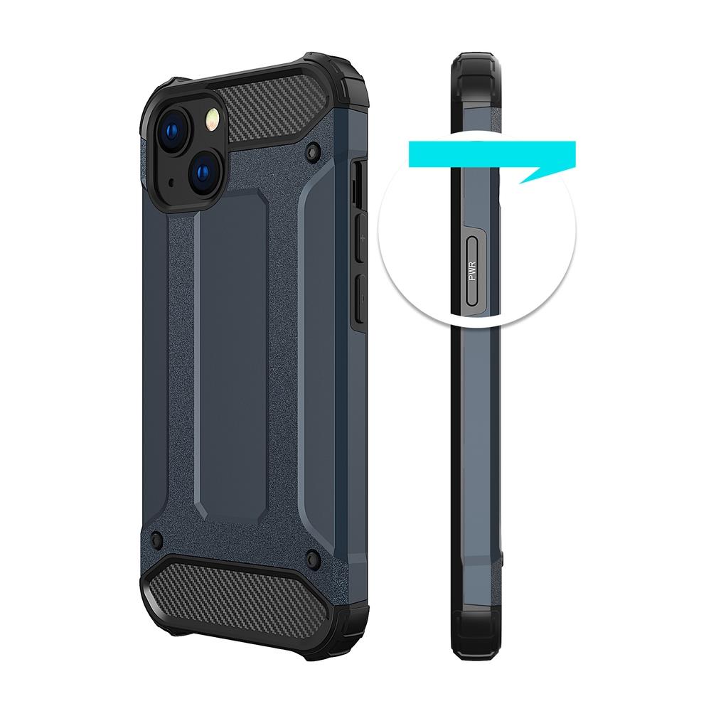 Hybrid Armor-kuffert iPhone 14 Plus pansret hybrid-kuffert sort