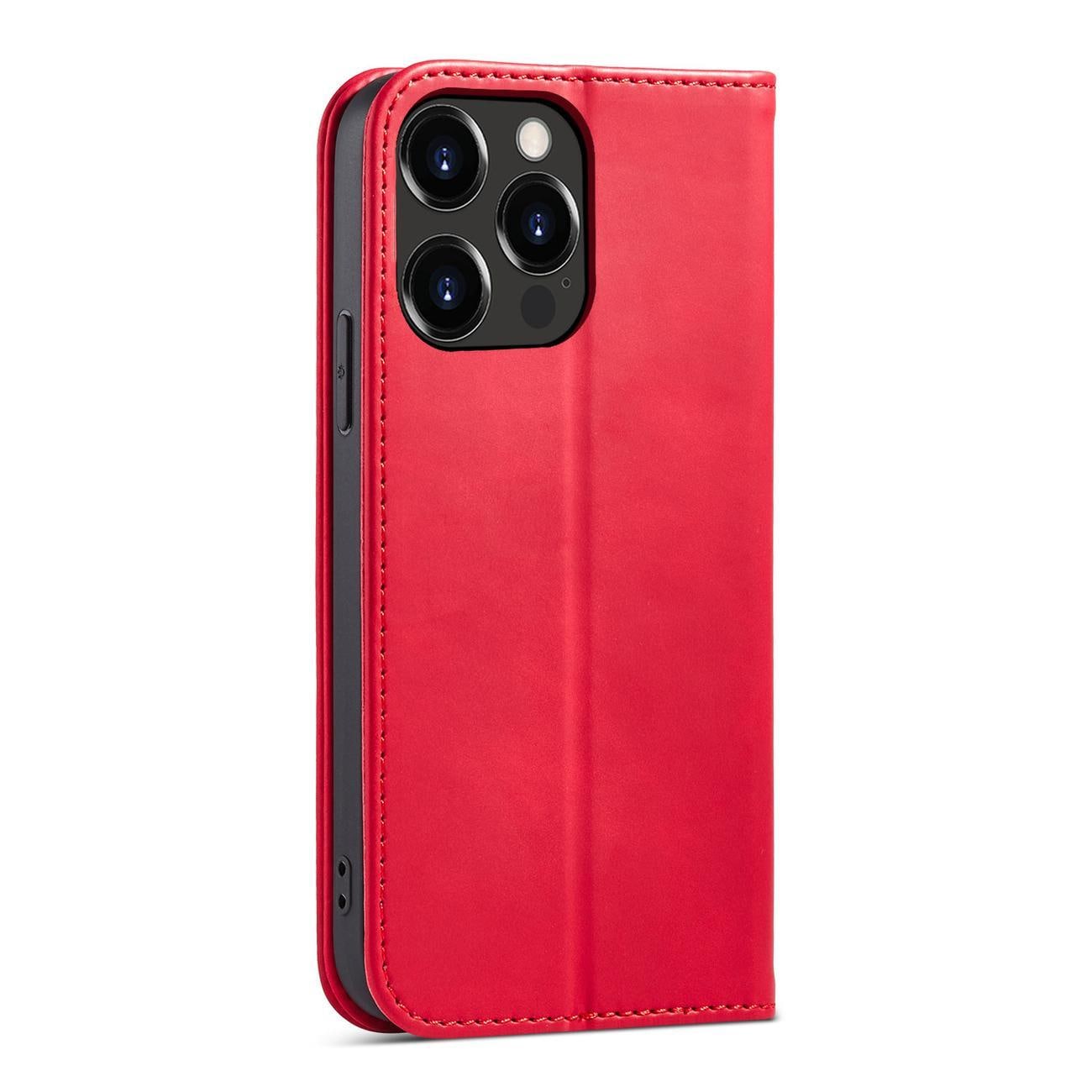 Magnet Fancy Case-etui til iPhone 14 Plus flip cover wallet stand rød