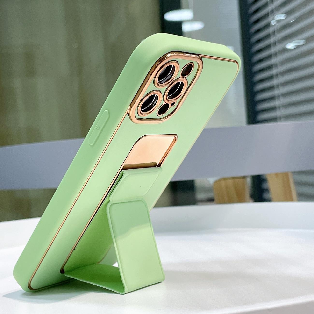 Nyt Kickstand-etui til iPhone 13 Pro med stativ rød