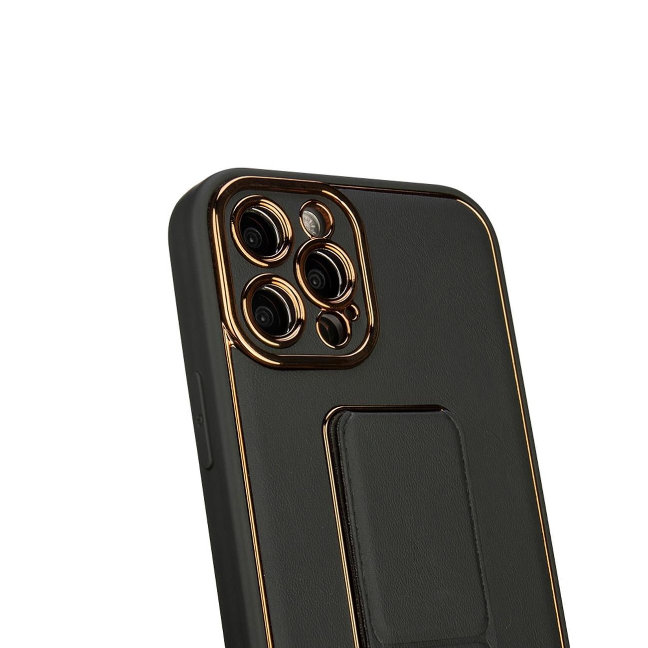 Nyt Kickstand-etui til iPhone 13 Pro med stativ pink