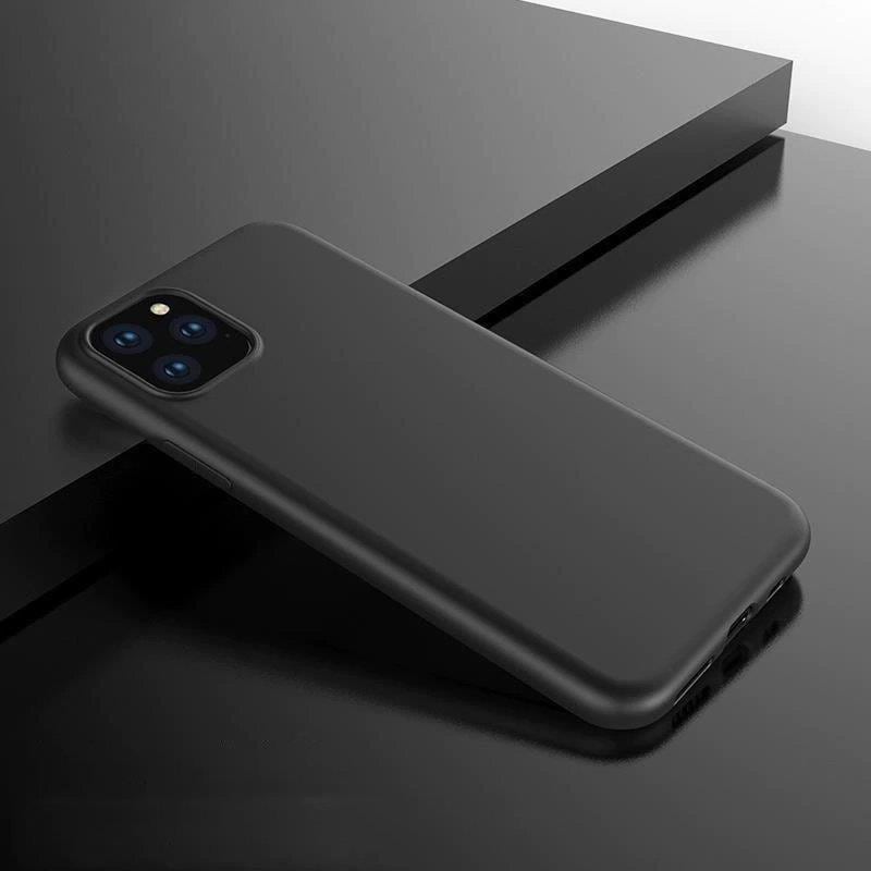 Blødt etui Fleksibelt gel-cover til Vivo X80 Pro sort