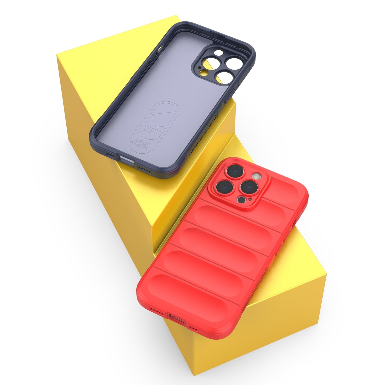 Magic Shield-etui til iPhone 13 Pro fleksibelt panseret cover rød