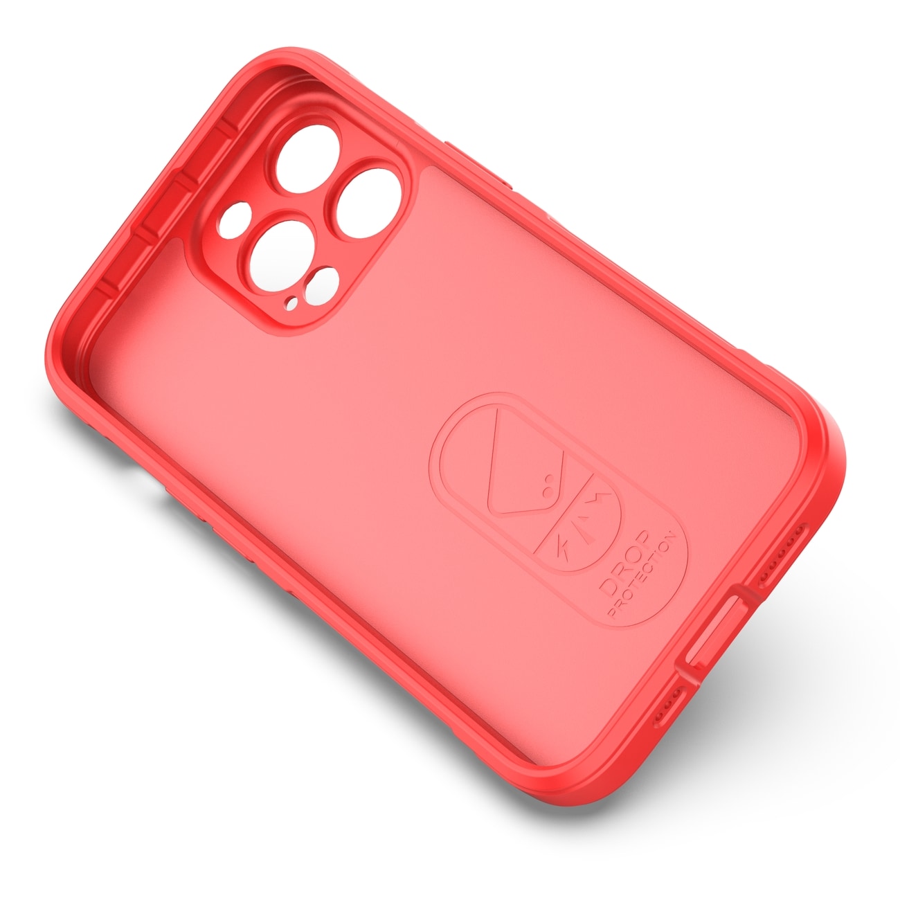 Magic Shield-etui til iPhone 13 Pro fleksibelt panseret cover rød