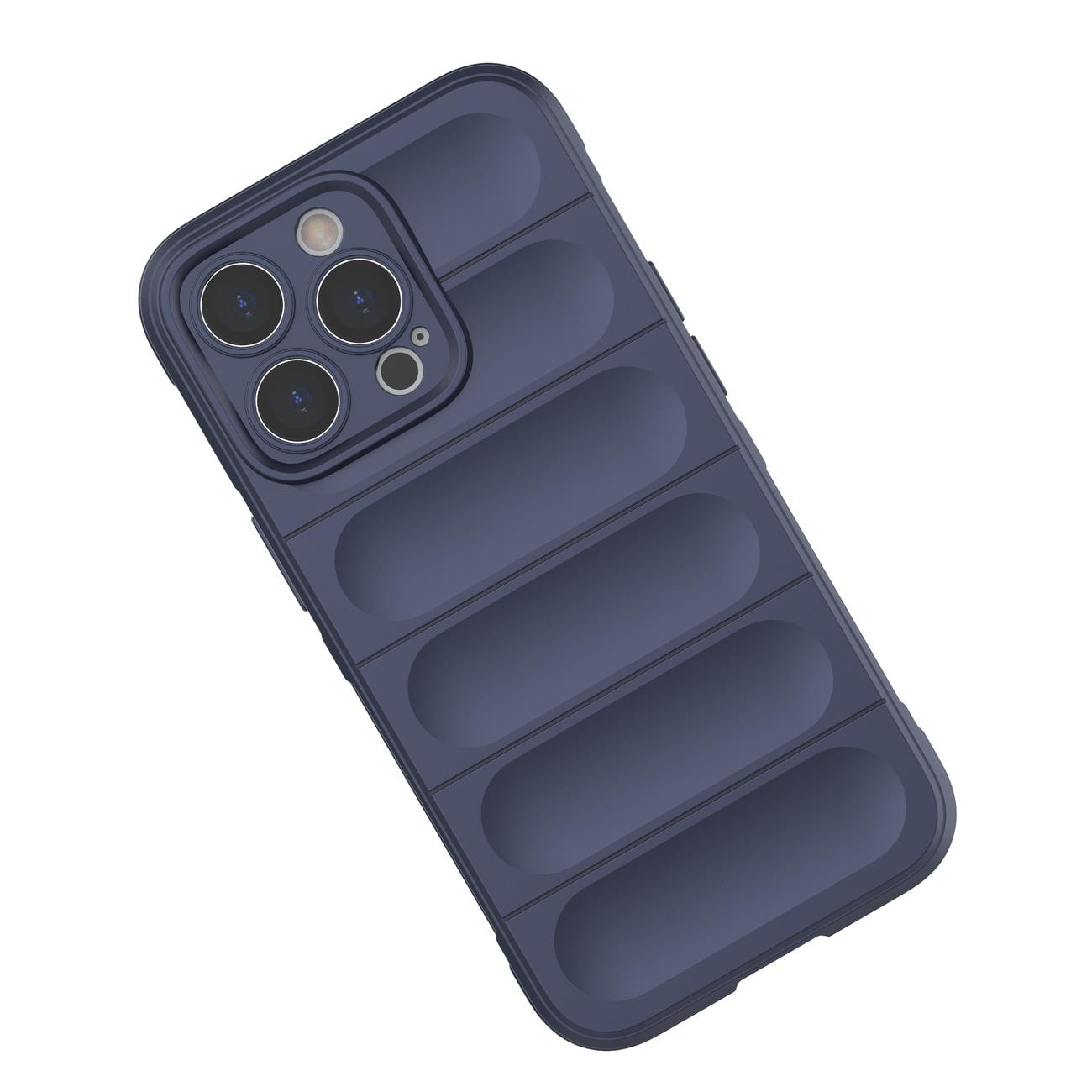 Magic Shield Case-etui til iPhone 13 Pro Max fleksibelt panseret etui mørkeblå