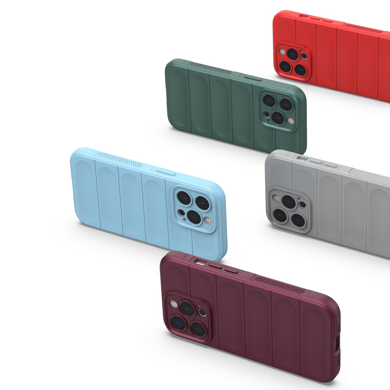 Magic Shield-etui til iPhone 13 Pro fleksibelt panseret cover mørkeblå