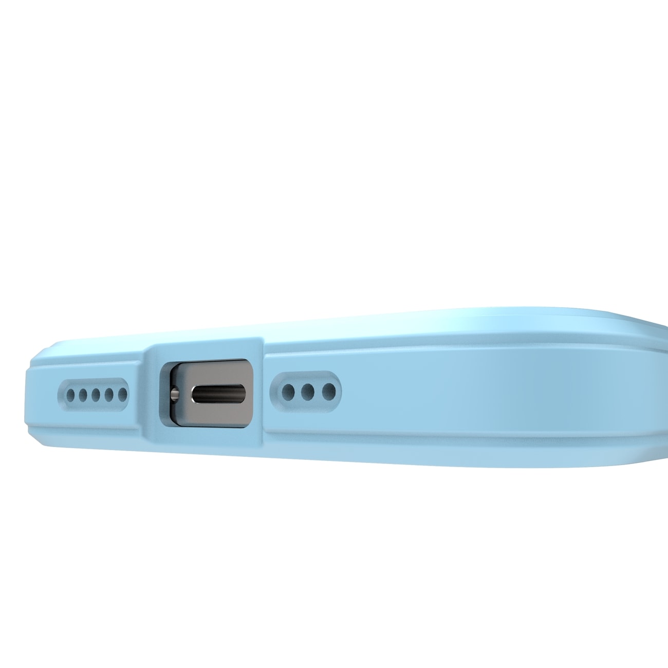 Magic Shield-etui til iPhone 13 Pro fleksibelt panseret cover lyseblåt