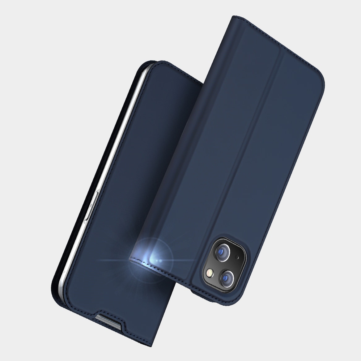 Dux Ducis Skin Pro Holster Flip Cover til iPhone 14 Plus blå