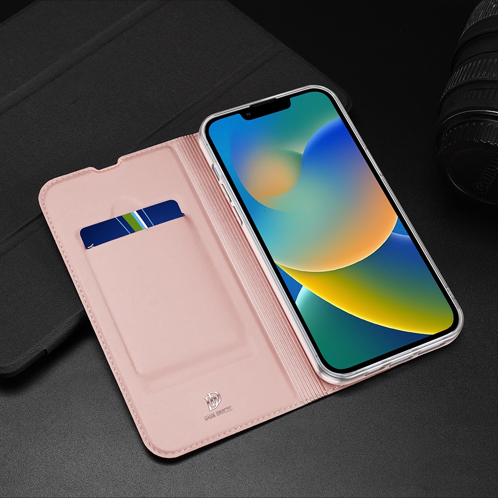 Dux Ducis Skin Pro Holster Flip Cover til iPhone 14 Plus blå