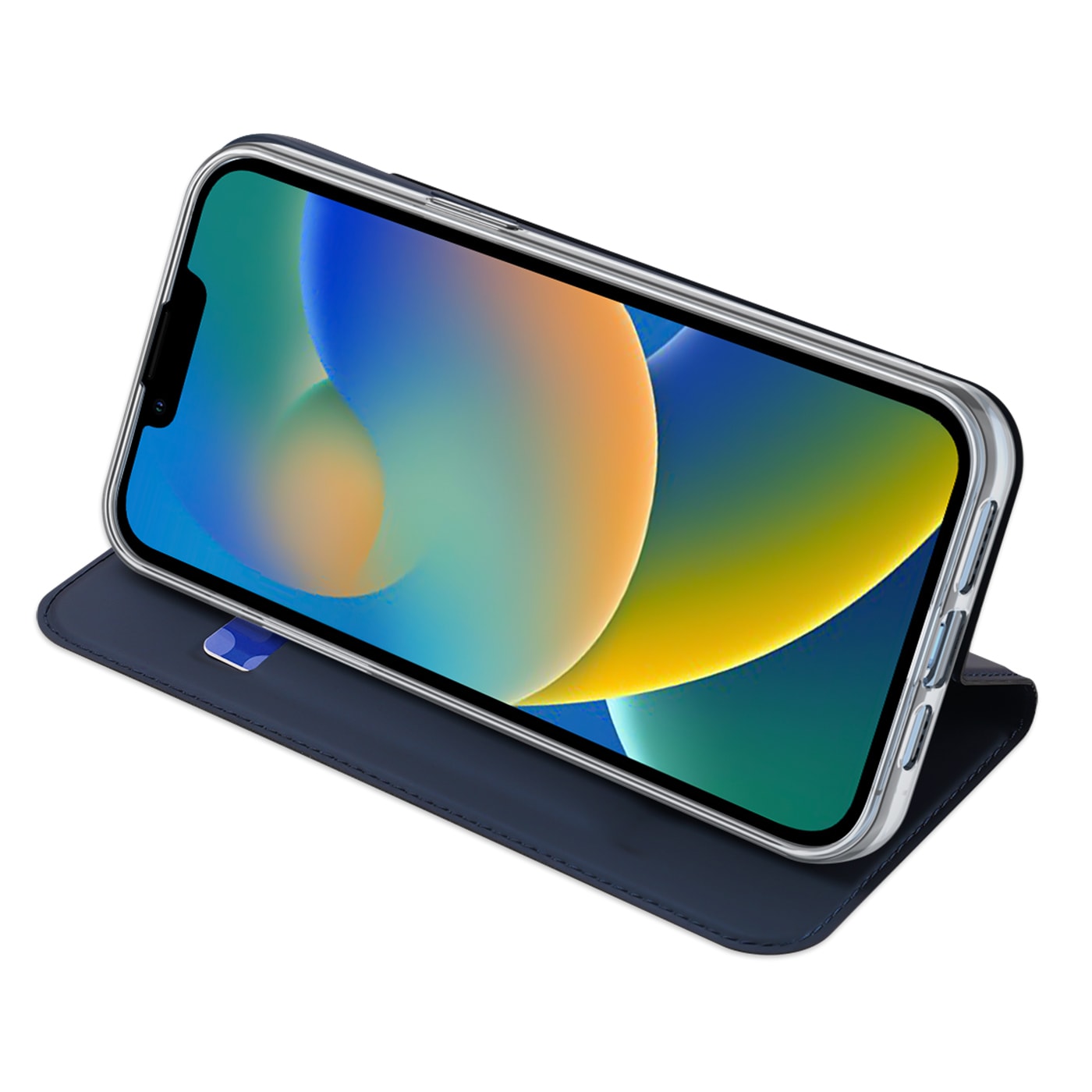 Dux Ducis Skin Pro Holster Flip Cover til iPhone 14 Plus blå