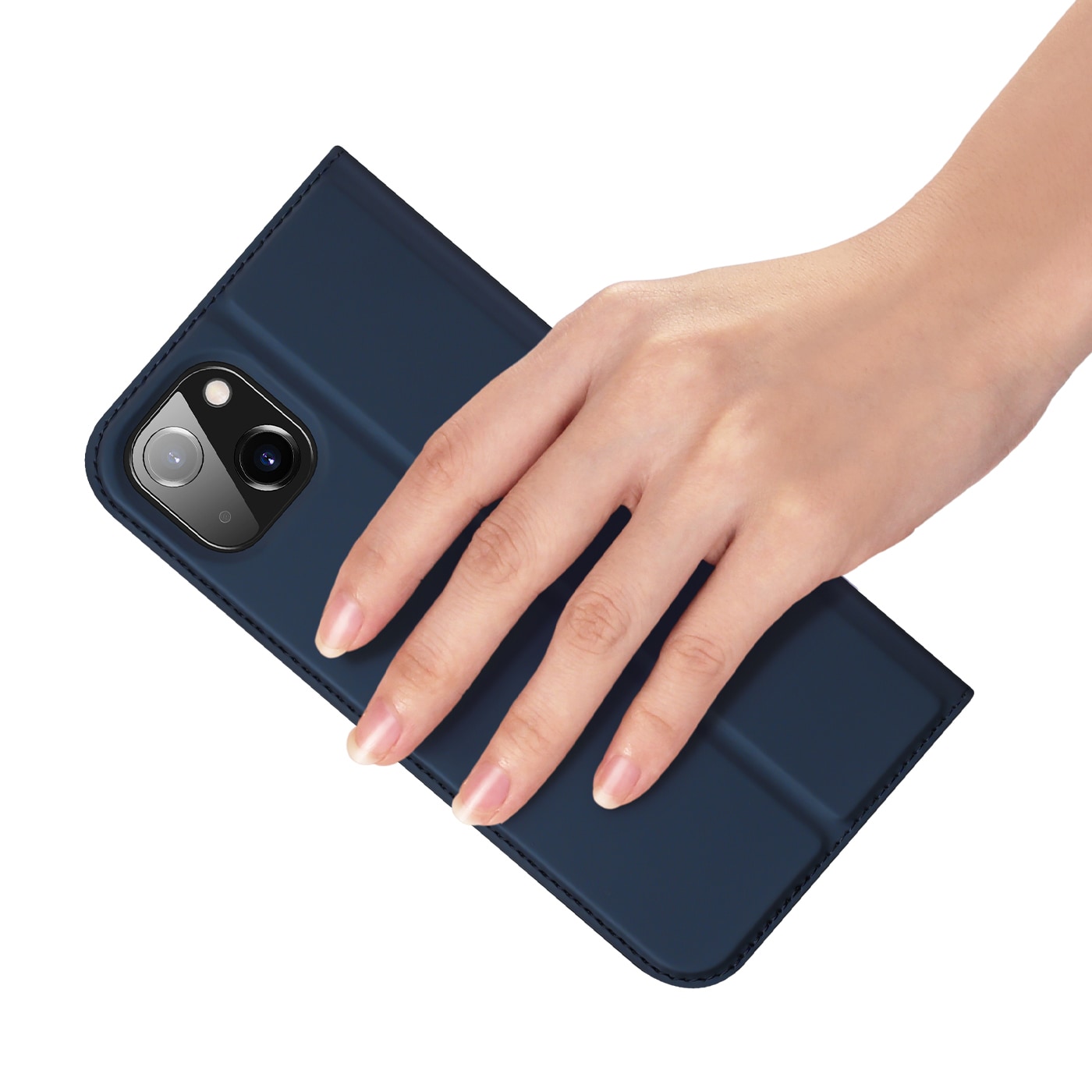 Dux Ducis Skin Pro Holster Flip Cover til iPhone 14 Plus blå