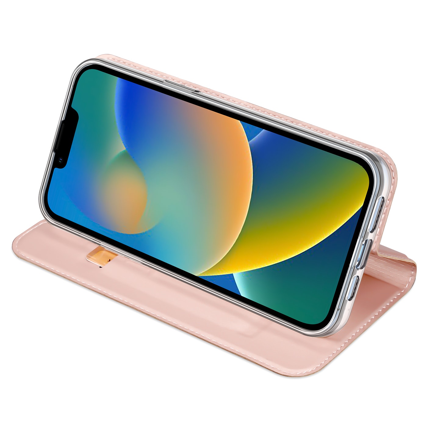 Dux Ducis Skin Pro Holster Flip Cover til iPhone 14 Plus pink
