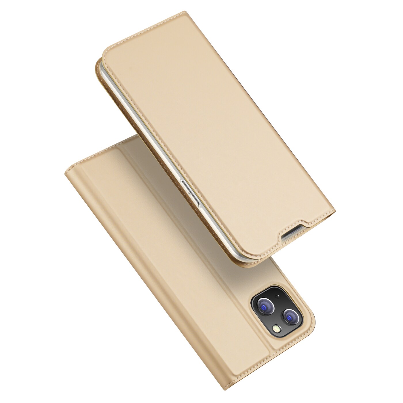 Dux Ducis Skin Pro Holster Flip Cover til iPhone 14 Plus guld