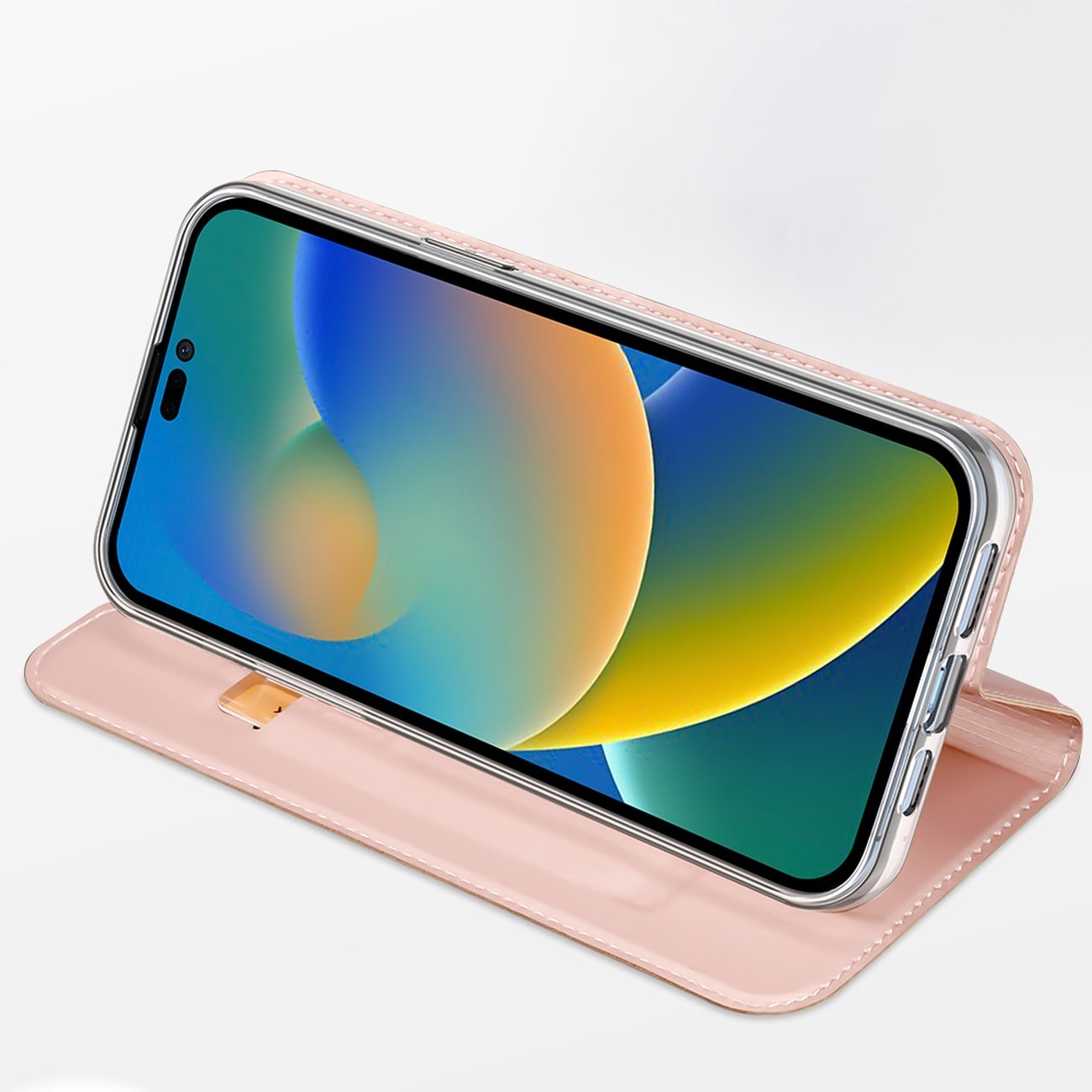 Dux Ducis Skin Pro Holster Flip Cover til iPhone 14 Pro guld
