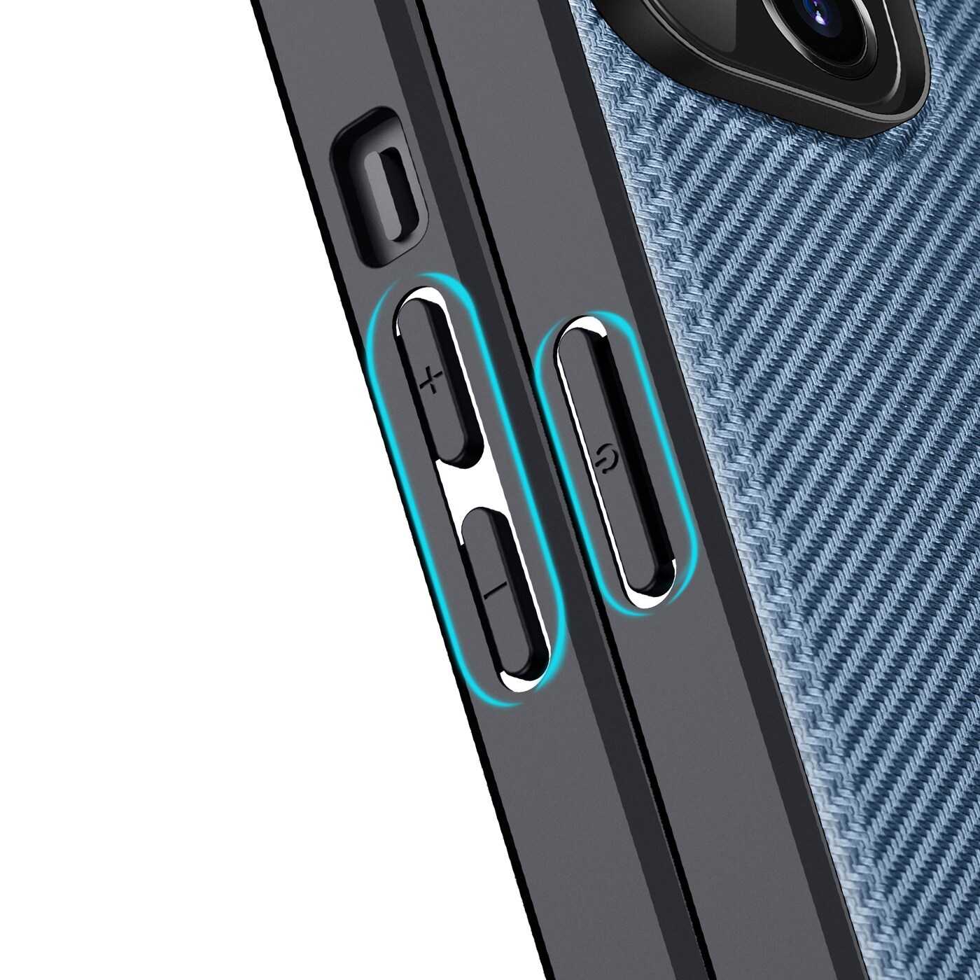 Dux Ducis Fino etui cover iPhone 14 Plus blå nylon