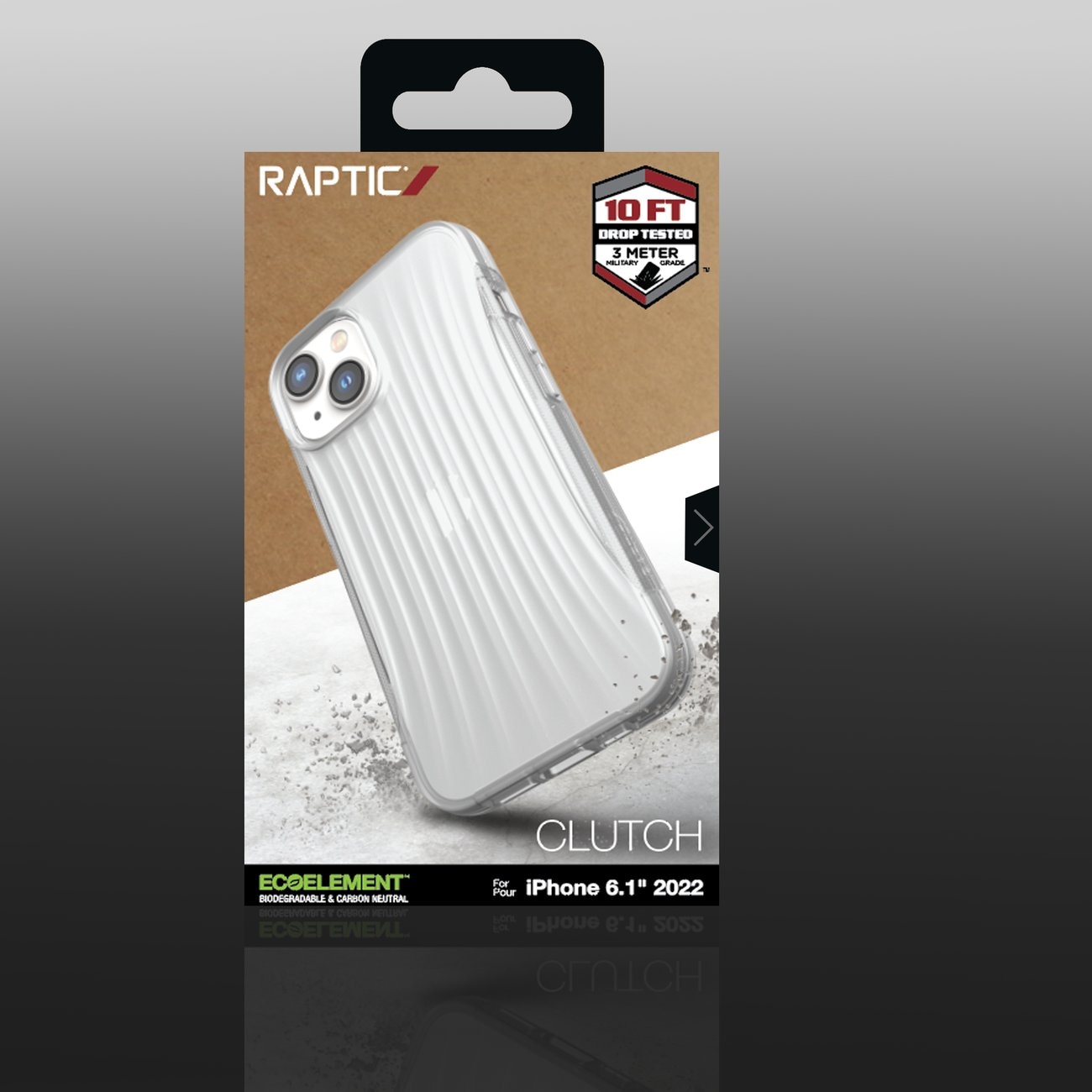 Raptic X-Doria Clutch Case iPhone 14 bagcover klar