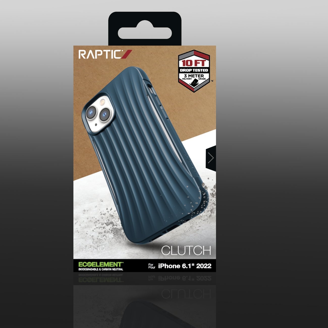 Raptic X-Doria Clutch Case iPhone 14 bagcover blå