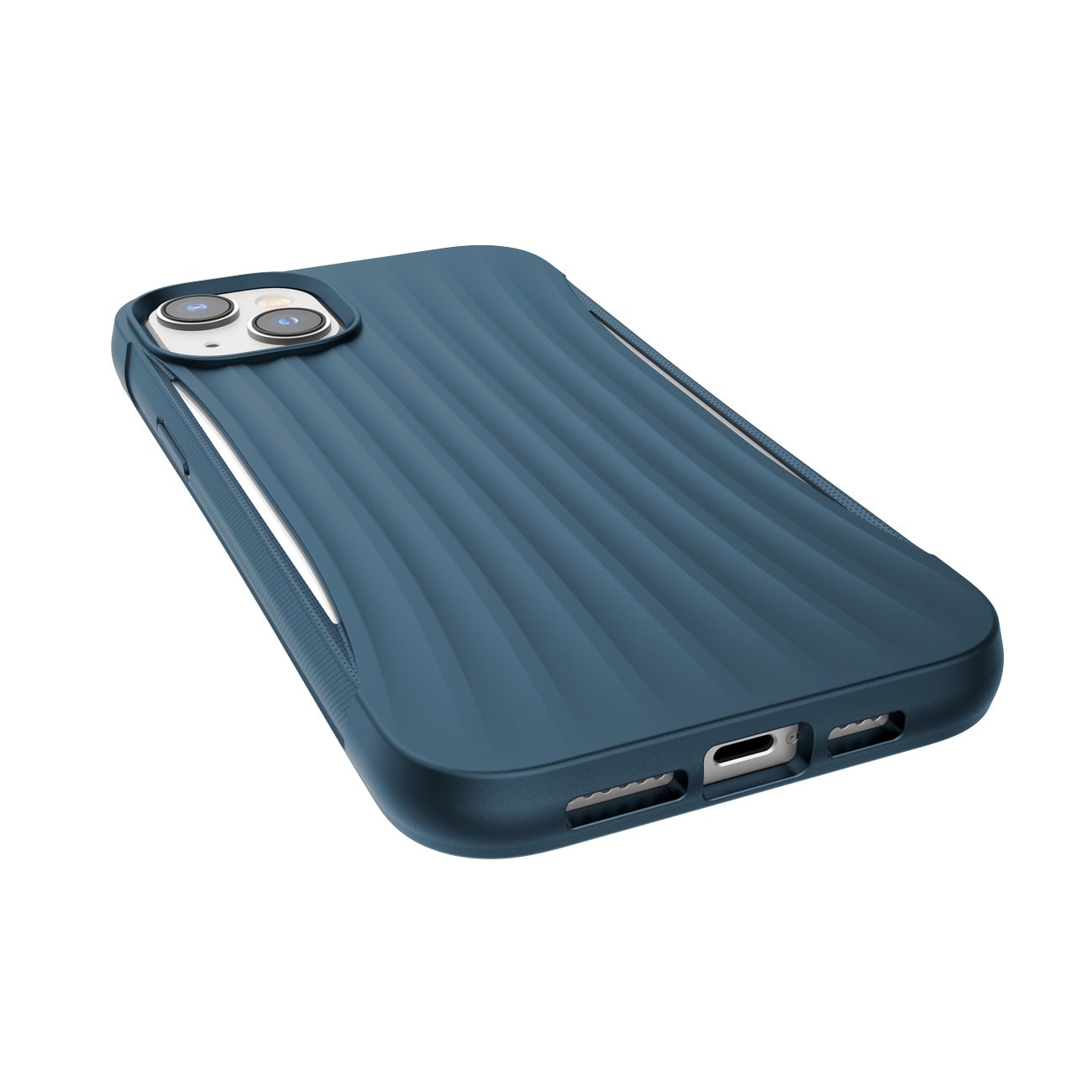 Raptic X-Doria Clutch Case iPhone 14 Plus bagcover blå