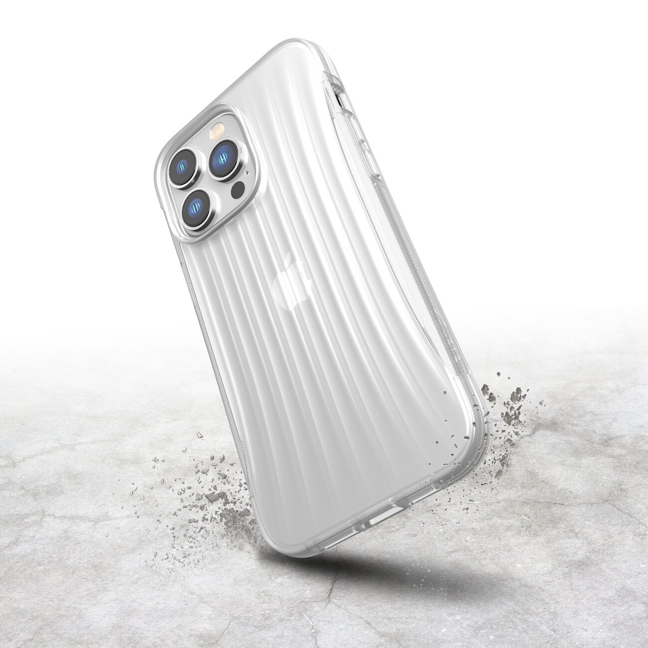 Raptic X-Doria Clutch Case iPhone 14 Pro bagbeklædning gennemsigtig
