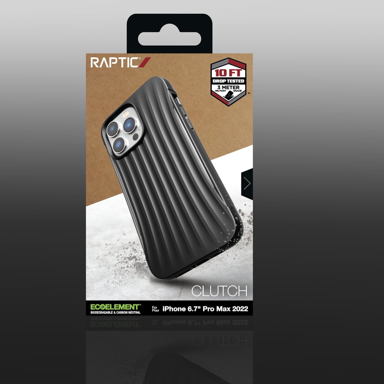 Raptic X-Doria Clutch Case iPhone 14 Pro Max bagcover sort