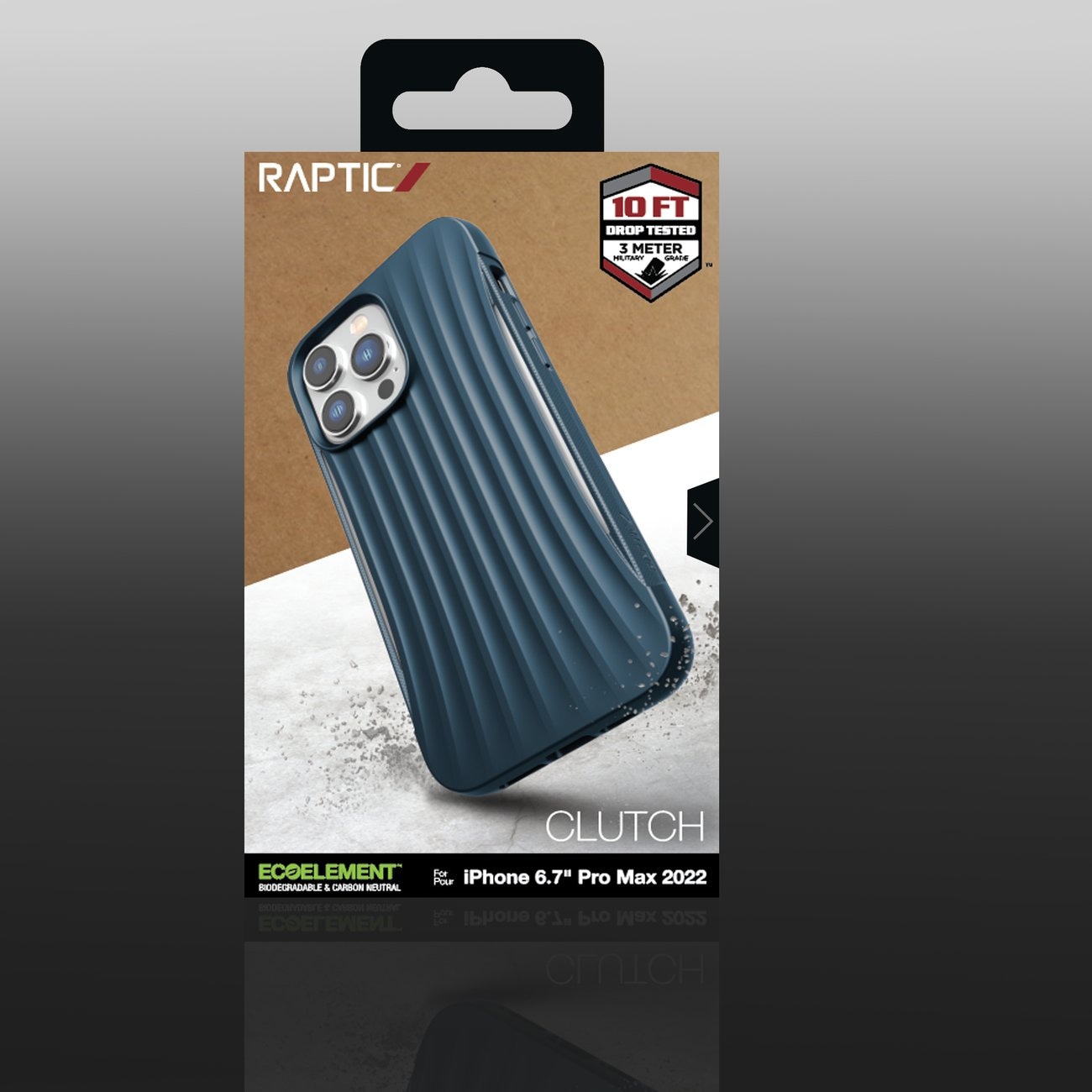 Raptic X-Doria Clutch Case iPhone 14 Pro Max bagcover blå