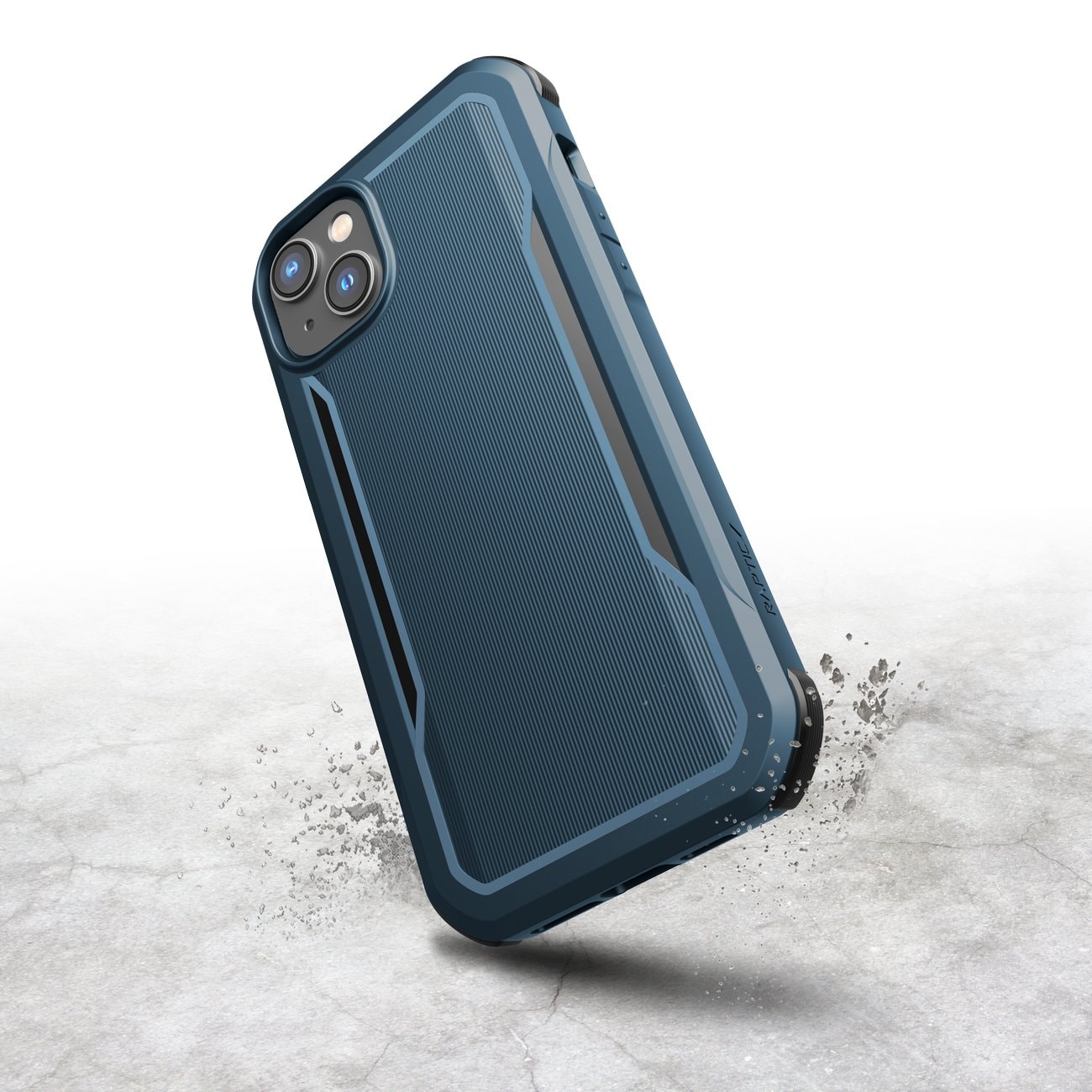 Raptic X-Doria Fort Case iPhone 14 Plus med MagSafe pansret blåt cover