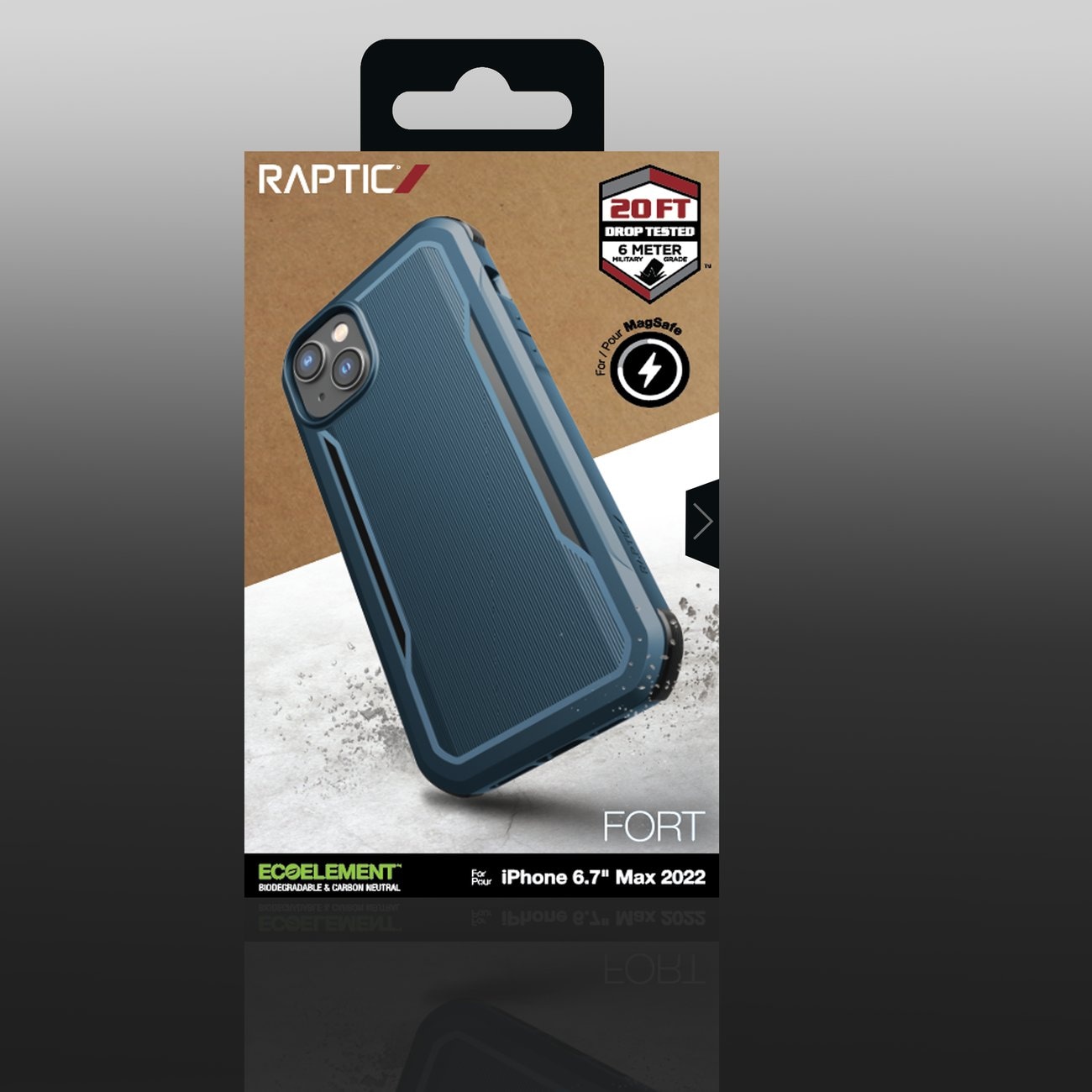 Raptic X-Doria Fort Case iPhone 14 Plus med MagSafe pansret blåt cover