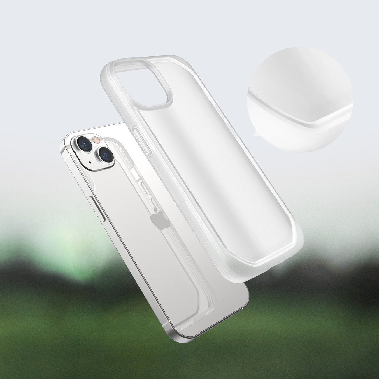 Raptic X-Doria Slim Case iPhone 14 Plus bagcover klar